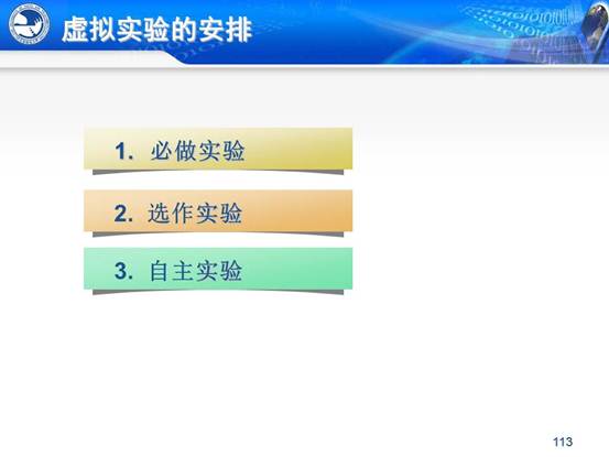 说明:C:\Users\CCCP\Desktop\虚拟实验室\北邮虚拟仿真实验教学环境的研究与实践_文福安131202\北邮虚拟仿真实验教学环境的研究与实践_文福安131202\幻灯片113.JPG